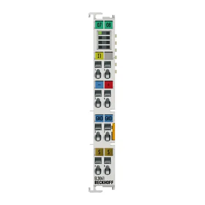 EtherCAT Terminal, 1-channel analog input, voltage, 0…10 V, 12 bit, single-ended