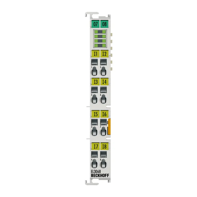 EtherCAT Terminal, 8-channel analog input, voltage, 0…10 V, 12 bit, single-ended