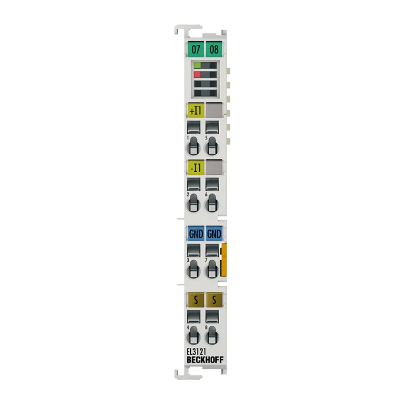 EtherCAT Terminal, 1-channel analog input, current, 4…20 mA, 16 bit, differential