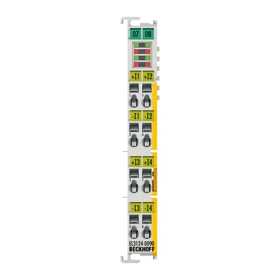 EtherCAT Terminal, 4-channel analog input, current, 4…20 mA, 16 bit, differential, TwinSAFE SC