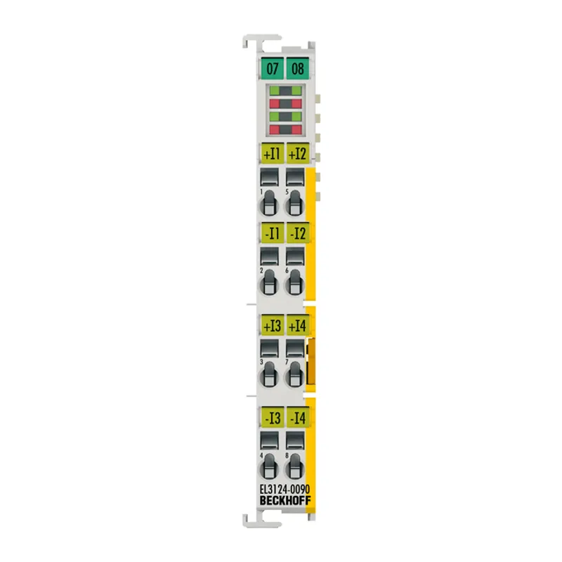 EtherCAT Terminal, 4-channel analog input, current, 4…20 mA, 16 bit, differential, TwinSAFE SC