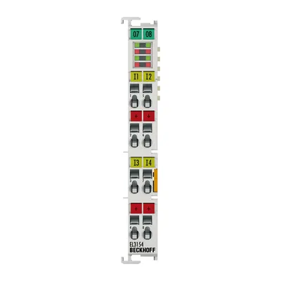 EtherCAT Terminal, 4-channel analog input, current, 4…20 mA, 16 bit, single-ended
