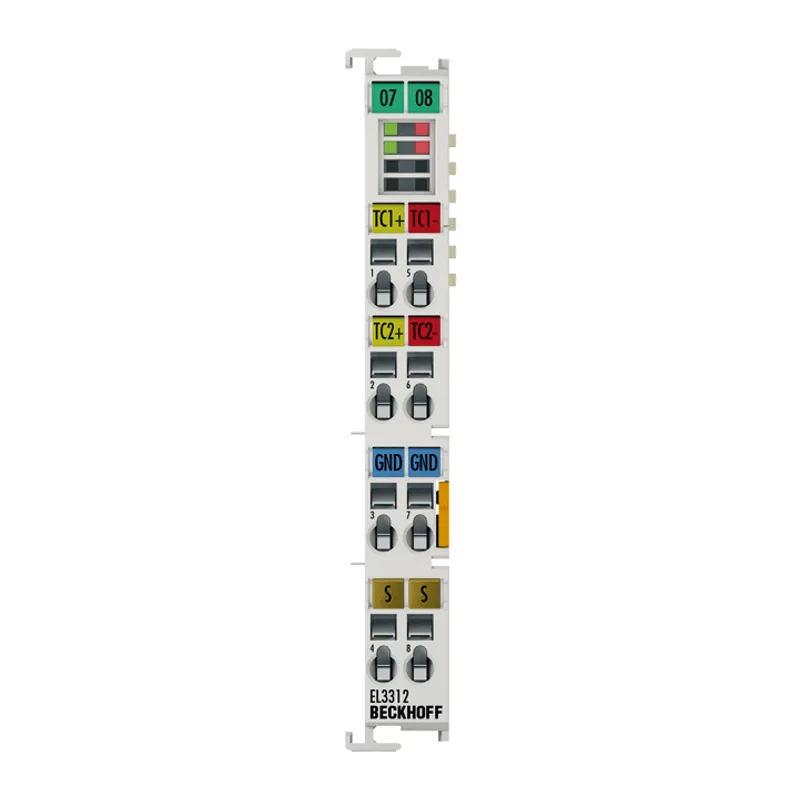 EtherCAT Terminal, 2-channel analog input, temperature, thermocouple, 16 bit