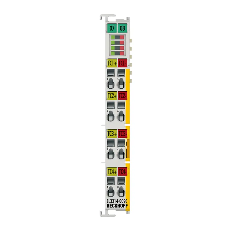 EtherCAT Terminal, 4-channel analog input, temperature, thermocouple, 16 bit, TwinSAFE SC