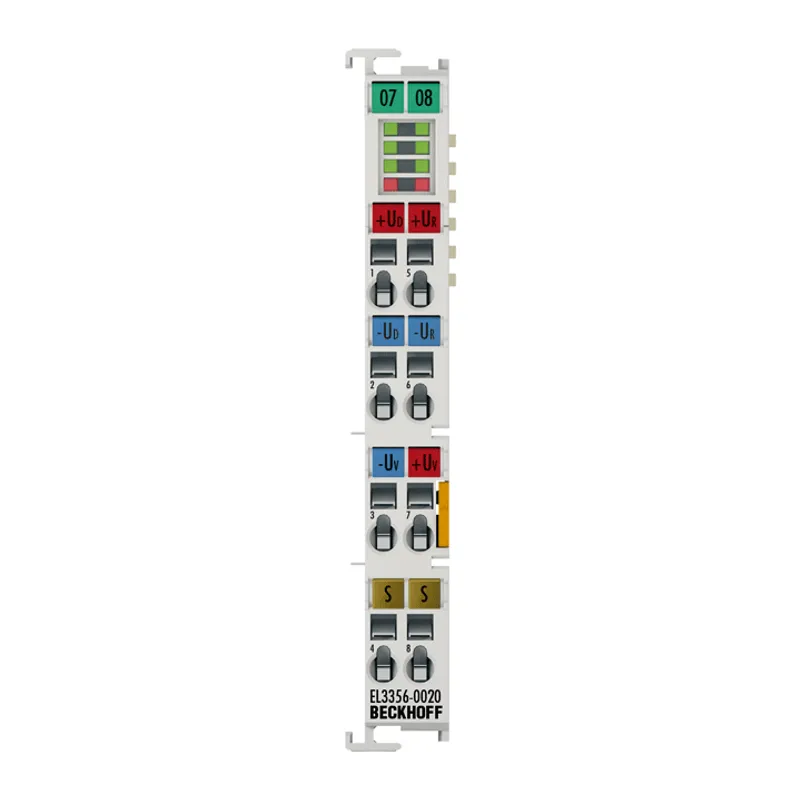 EtherCAT Terminal, 1-channel analog input, measuring bridge, full bridge, 24 bit, high-precision, factory calibrated
