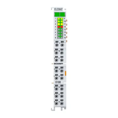 EtherCAT Terminal, 2-channel analog input, measuring bridge, full bridge, 24 bit, sensor supply 10 V DC