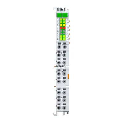 EtherCAT Terminal, 2-channel analog input, measuring bridge, full bridge, 24 bit, sensor supply 5/10 V DC, with 2 x digital combi