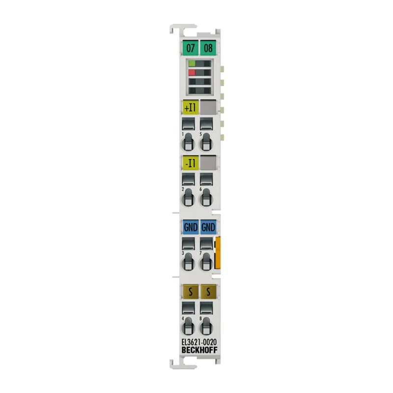 EtherCAT Terminal, 1-channel analog input, current, 4…20 mA, 24 bit, high-precision, factory calibrated