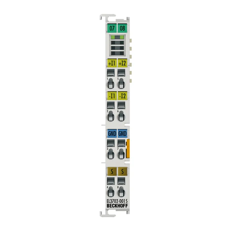 EtherCAT Terminal, 2-channel analog input, voltage, ±150 mV, 16 bit, oversampling