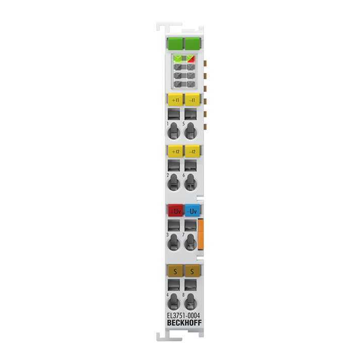 EtherCAT Terminal, 1-channel analog input, temperature, RTD (Pt100), 24 bit, 10 ksps