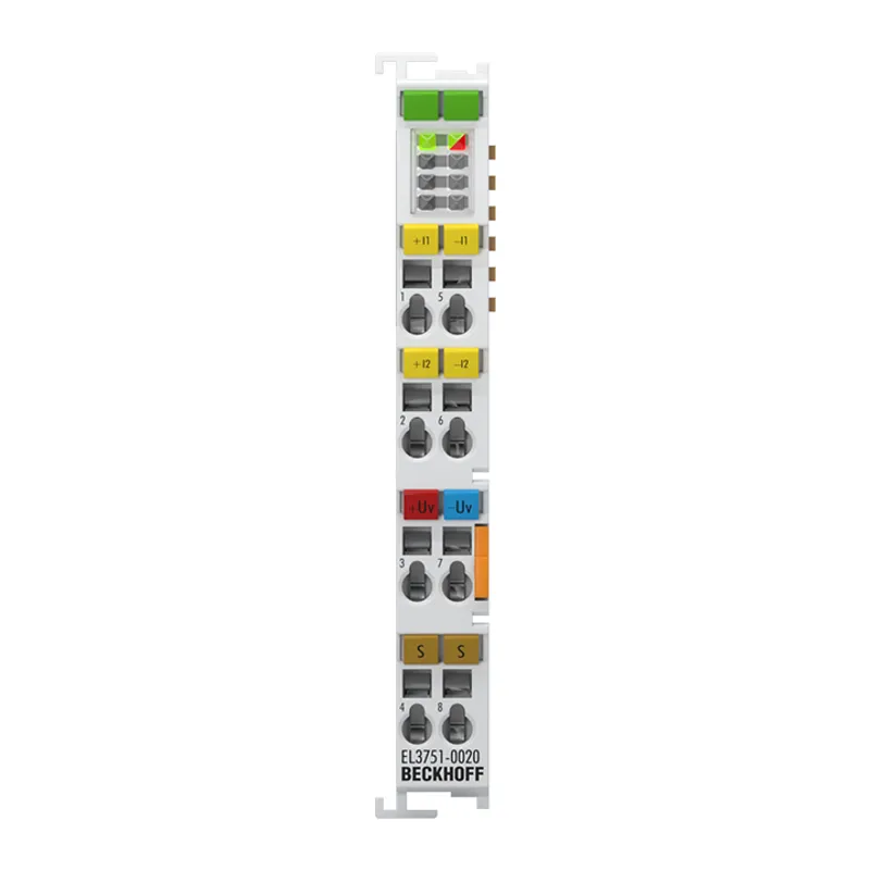 EtherCAT Terminal, 1-channel analog input, temperature, RTD (Pt100), 24 bit, 10 ksps, factory calibrated