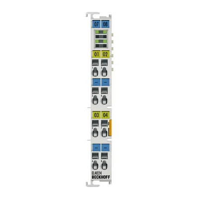 EtherCAT Terminal, 4-channel analog output, current, 4…20 mA, 12 bit