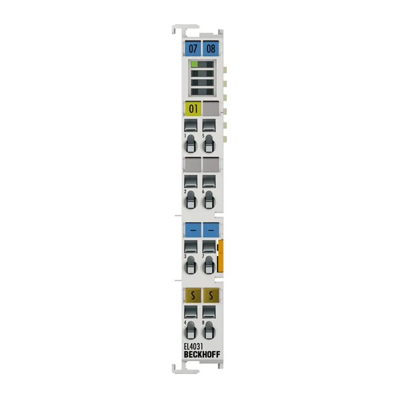 EtherCAT Terminal, 1-channel analog output, voltage, ±10 V, 12 bit
