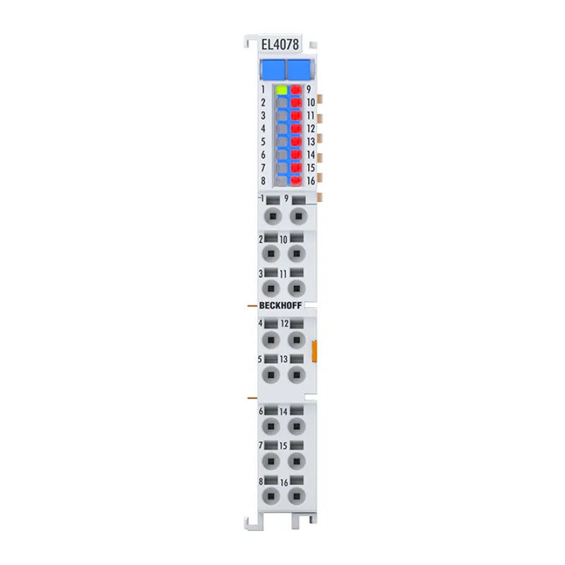 EtherCAT Terminal, 8-channel analog output, multi-function, ±10 V, ±20 mA, 16 bit, 2 ksps