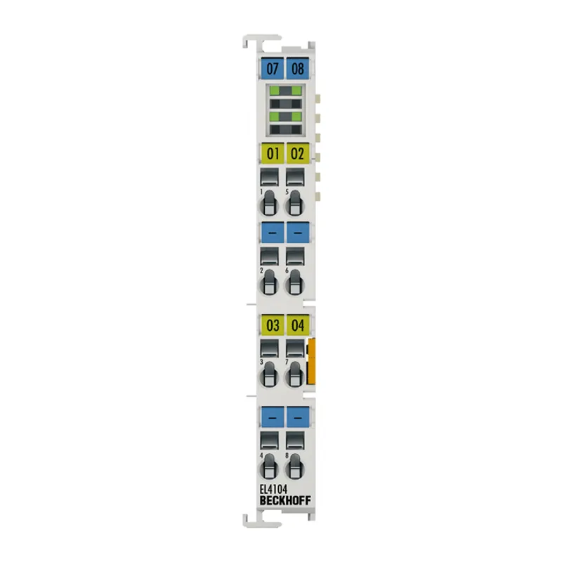 EtherCAT Terminal, 4-channel analog output, voltage, 0…10 V, 16 bit