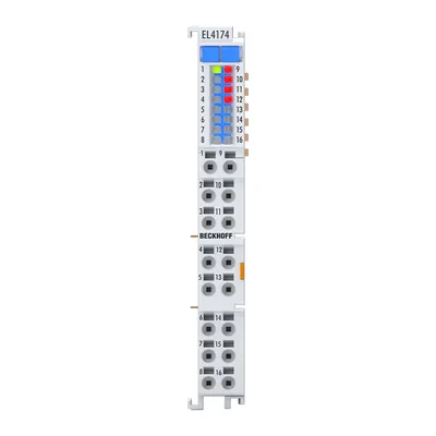 EtherCAT Terminal, 4-channel analog output, multi-function, ±10 V, ±20 mA, 16 bit, 10 ksps