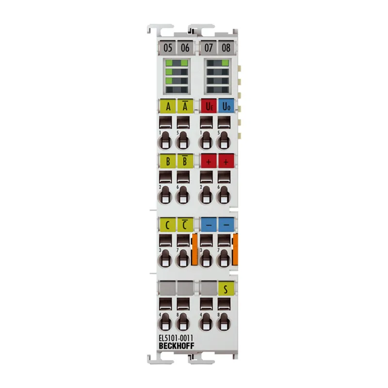 EtherCAT Terminal, 1-channel encoder interface, incremental, 5 V DC (DIFF RS422), 5 MHz, oversampling