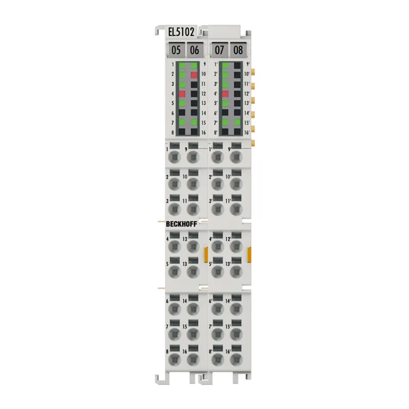 EtherCAT Terminal, 2-channel encoder interface, incremental, 5 V DC (DIFF RS422, TTL, open collector), 5 MHz