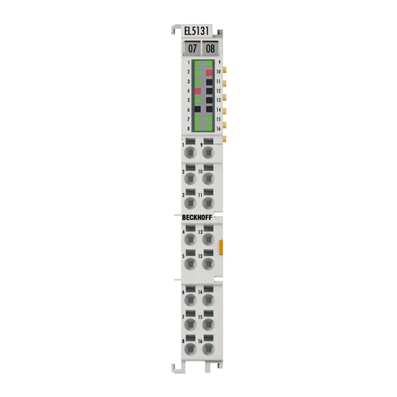 EtherCAT Terminal, 1-channel encoder interface, incremental, 5 V DC, 5 MHz, with 2 x digital output 24 V DC