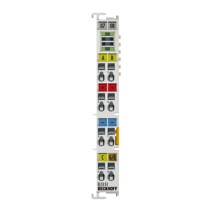 EtherCAT Terminal, 1-channel encoder interface, incremental, 24 V DC HTL, 100 kHz