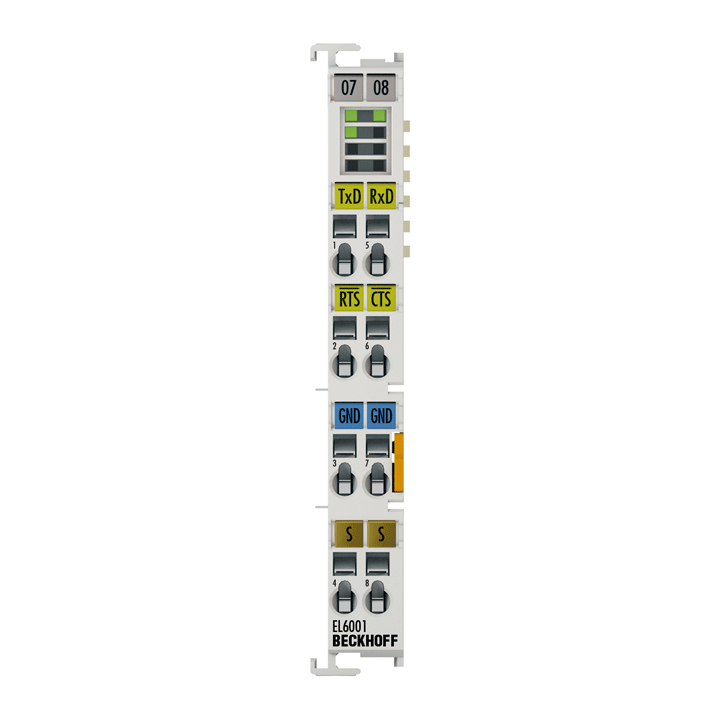 EtherCAT Terminal, 1-channel communication interface, serial, RS232