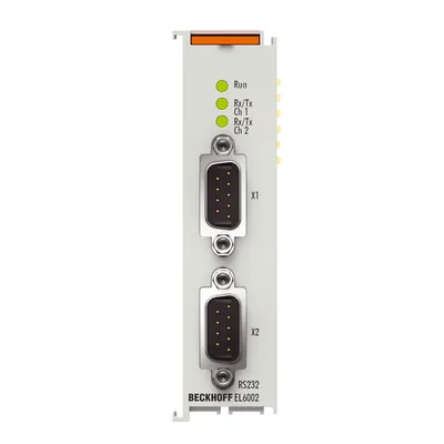 EtherCAT Terminal, 2-channel communication interface, serial, RS232, D-sub