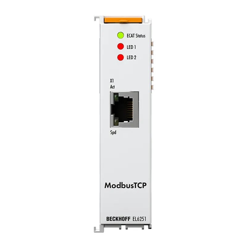 EtherCAT Terminal, 1-port communication interface, Modbus TCP, client/server