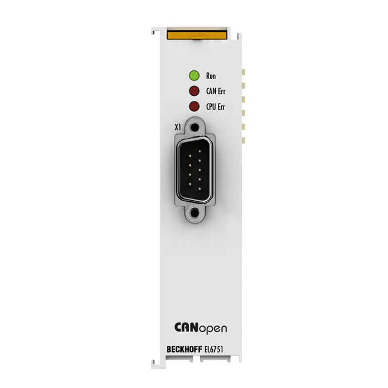 EtherCAT Terminal, 1-channel communication interface, CANopen, master/slave