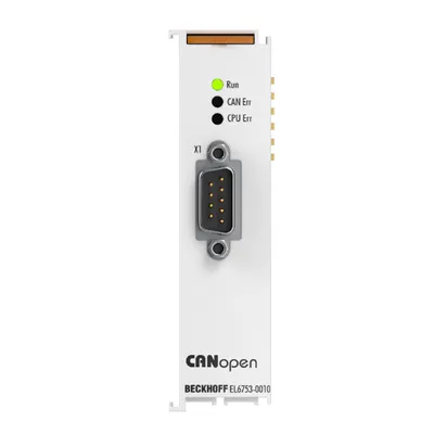 EtherCAT Terminal, 1-channel communication interface, CANopen, slave