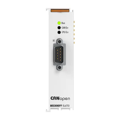 EtherCAT Terminal, 1-channel communication interface, CANopen, master/slave