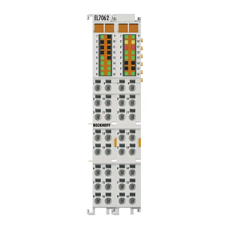 EtherCAT Terminal, 2-channel motion interface, stepper motor, 48 V DC, 3 A, with incremental encoder, 5 V DC