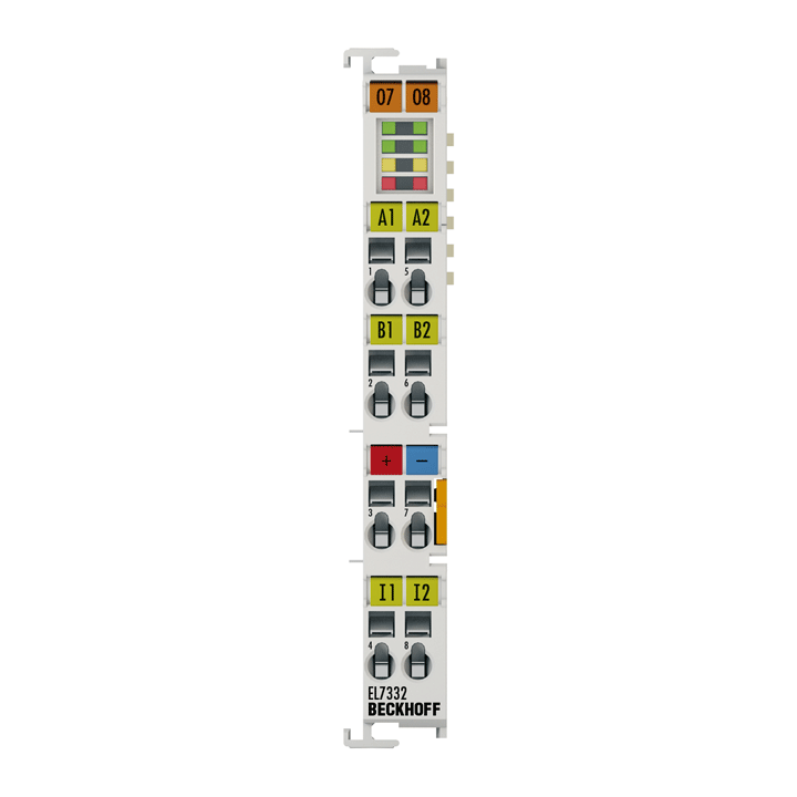 EtherCAT Terminal, 2-channel motion interface, DC motor, 24 V DC, 1 A