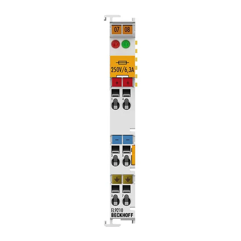 Potential supply terminal, 24 V DC, with diagnostics and fuse