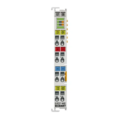 Overcurrent protection terminal, 24 V DC, 2-channel, 8 A/2 A, extended functionalities
