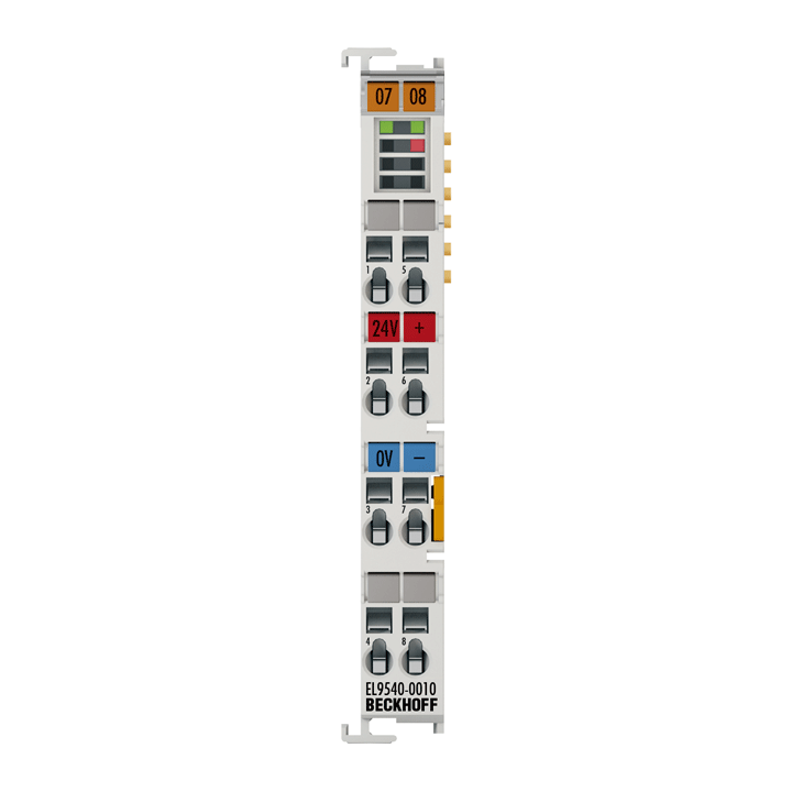 System terminal, surge filter and field supply