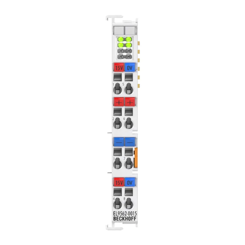 EtherCAT Terminal, power supply, 24 V DC, 2 x output 15 V DC, 0.3 A, electrically isolated