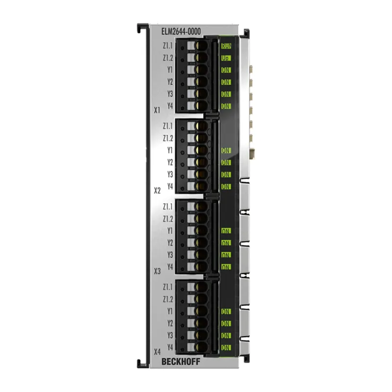 EtherCAT Terminal, 4-channel reed output, multiplexer, 48 V AC/DC, 0.5 A, potential-free, 1 x 4