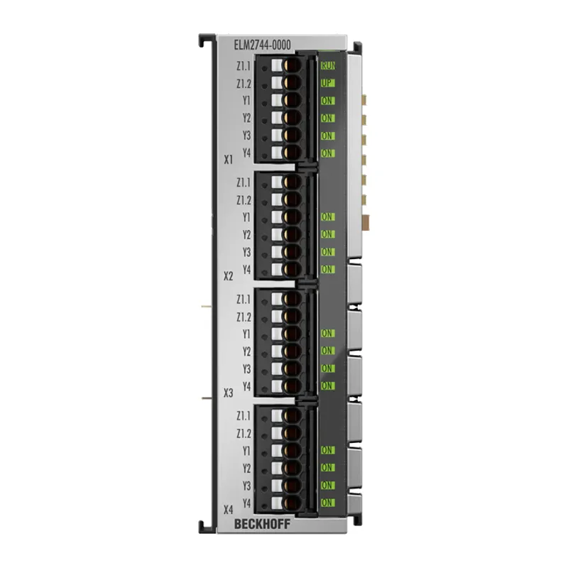 EtherCAT Terminal, 4-channel solid state relay output, multiplexer, 48 V AC/DC, 1 A, potential-free, 1 x 4