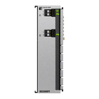 EtherCAT Terminal, 2-channel analog input, current, ±20 mA, 24 bit, 20 ksps, externally calibrated