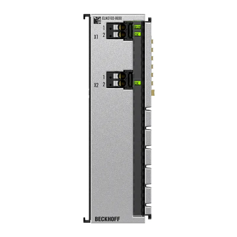 EtherCAT Terminal, 2-channel analog input, current, ±20 mA, 24 bit, 20 ksps, externally calibrated