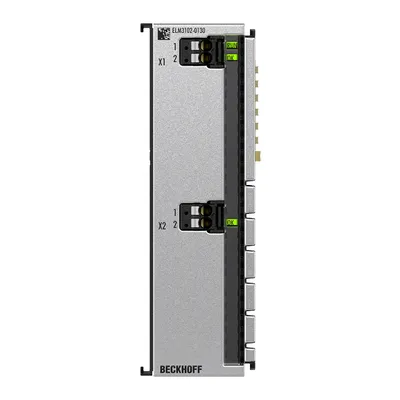 EtherCAT Terminal, 2-channel analog input, multi-function, ±60 V, ±20 mA, 24 bit, 20 ksps, electrically isolated, externally calibrated