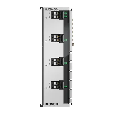 EtherCAT Terminal, 4-channel analog input, current, ±20 mA, 24 bit, 10 ksps, factory calibrated