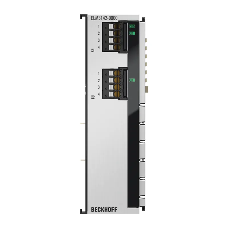 EtherCAT Terminal, 2-channel analog input, multi-function, ±10…±1.25 V, ±20 mA, 24 bit, 1 ksps