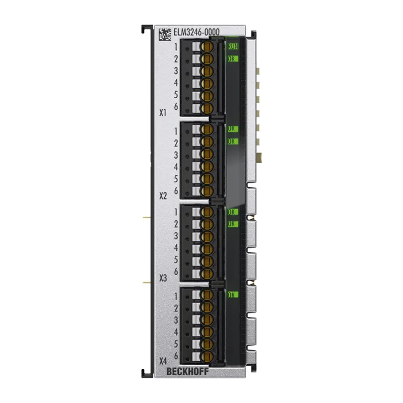 EtherCAT Terminal, 6-channel analog input, temperature, RTD, 24 bit, high-precision, 1 ksps