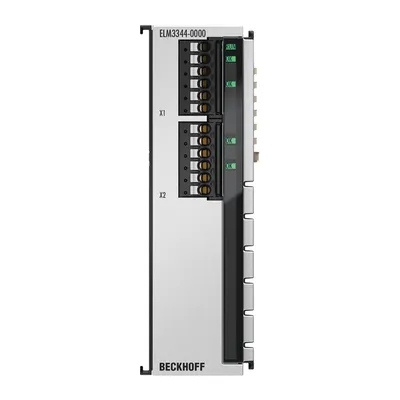 EtherCAT Terminal, 4-channel analog input, temperature, thermocouple, 24 bit, high-precision, 1 ksps