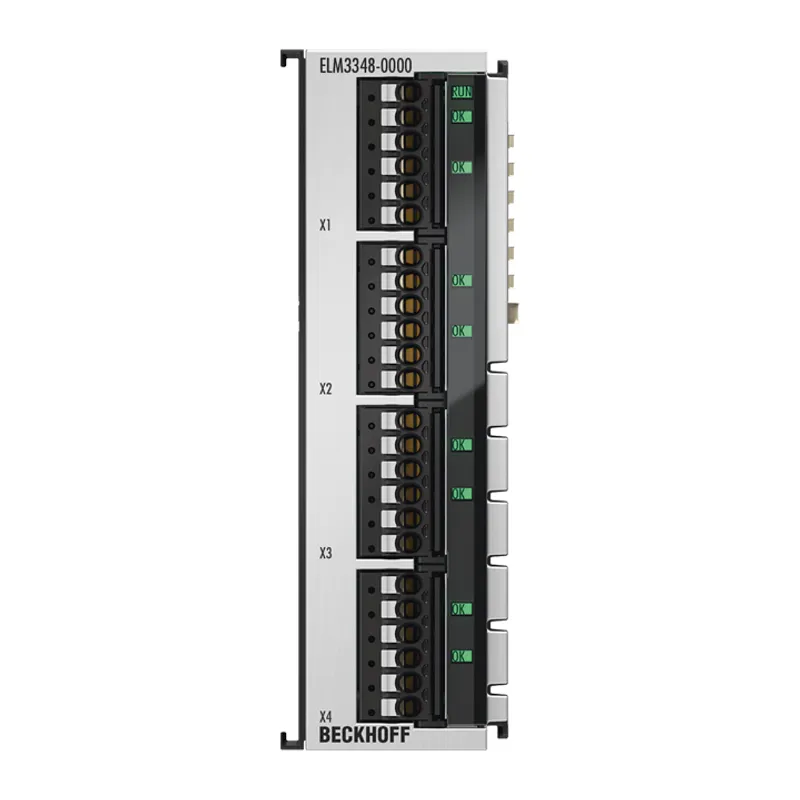 EtherCAT Terminal, 8-channel analog input, temperature, thermocouple, 24 bit, high-precision, 1 ksps