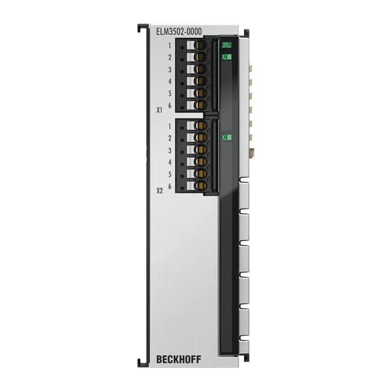 EtherCAT Terminal, 2-channel analog input, measuring bridge, full/half/quarter bridge, 24 bit, 20 ksps