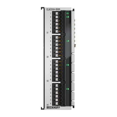 EtherCAT Terminal, 4-channel analog input, measuring bridge, full/half/quarter bridge, 24 bit, 10 ksps