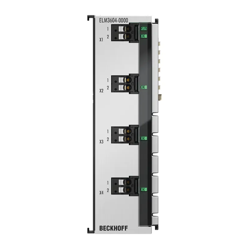 EtherCAT Terminal, 4-channel analog input, IEPE/accelerometer, 24 bit, 20 ksps