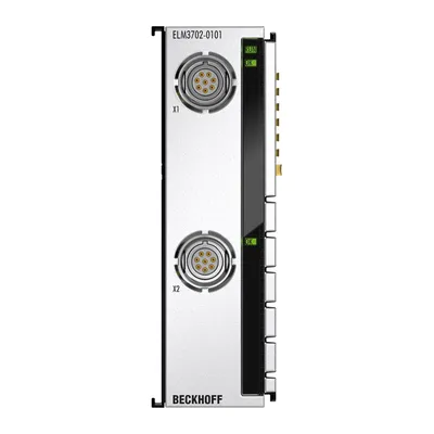 EtherCAT Terminal, 2-channel analog input, multi-function, 24 bit, 10 ksps, electrically isolated, LEMO